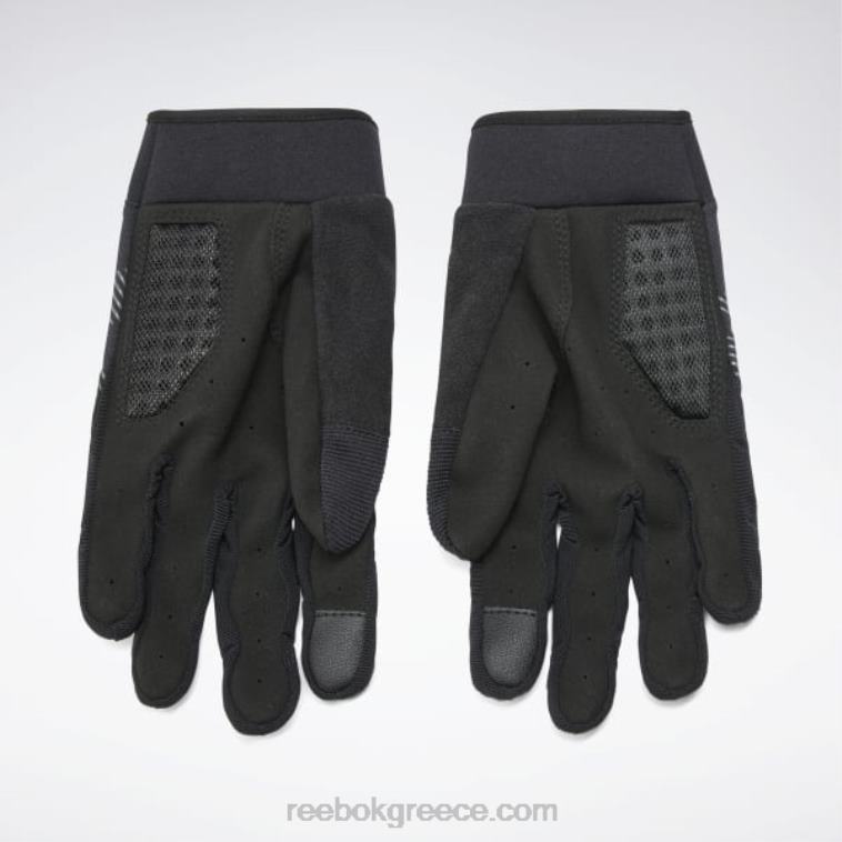 μαύρος ενωμένο με γάντια γυμναστικής Reebok ND8H709