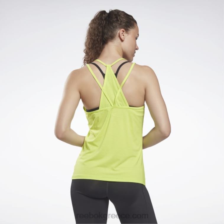 γυναίκες οξύ κίτρινο αθλητικό φανελάκι activchill Reebok ND8H799