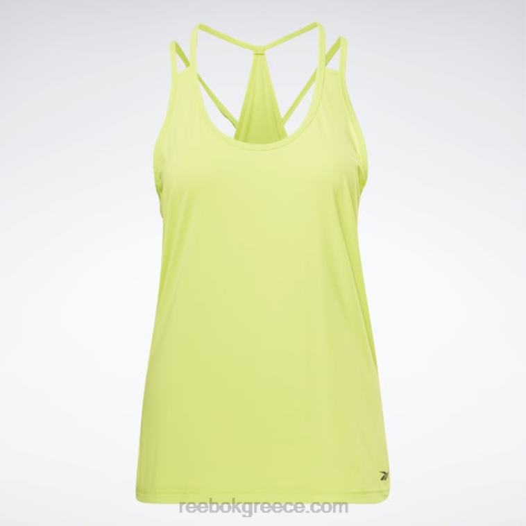 γυναίκες οξύ κίτρινο αθλητικό φανελάκι activchill Reebok ND8H799