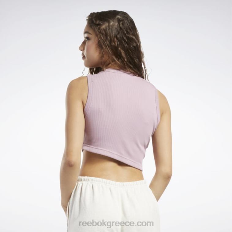 γυναίκες εμποτισμένη πασχαλιά κλασικό cropped ribed top tank Reebok ND8H560
