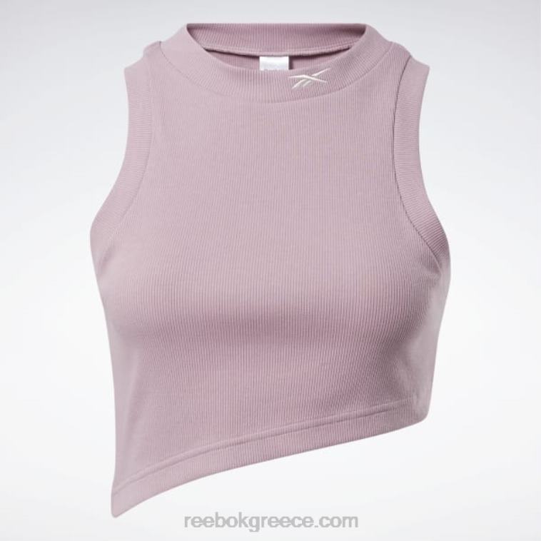 γυναίκες εμποτισμένη πασχαλιά κλασικό cropped ribed top tank Reebok ND8H560