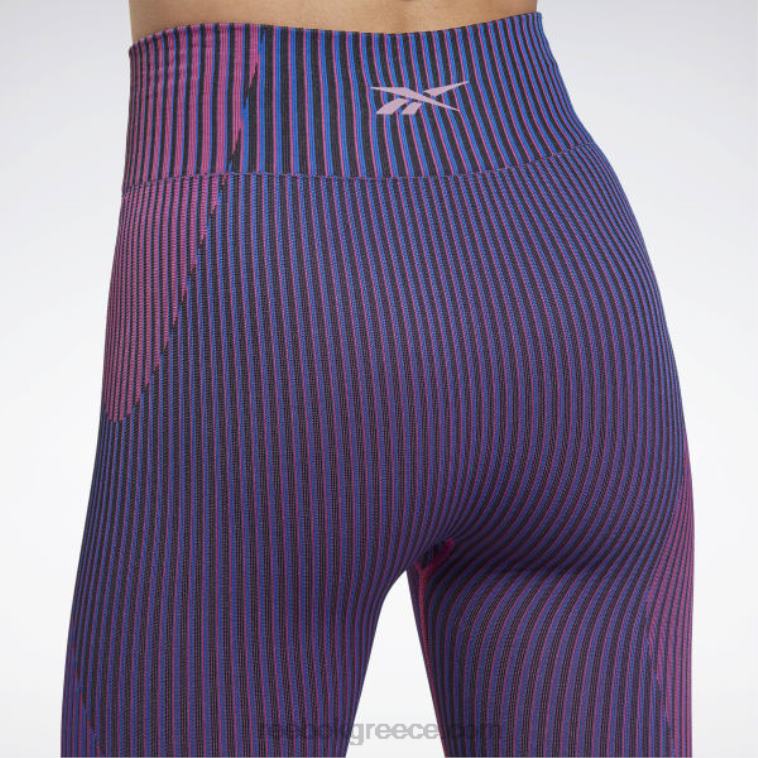 γυναίκες διάνυσμα μπλε ενωμένο με fitness myoknit κολάν χωρίς ραφή Reebok ND8H557
