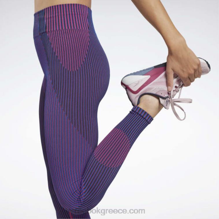 γυναίκες διάνυσμα μπλε ενωμένο με fitness myoknit κολάν χωρίς ραφή Reebok ND8H557