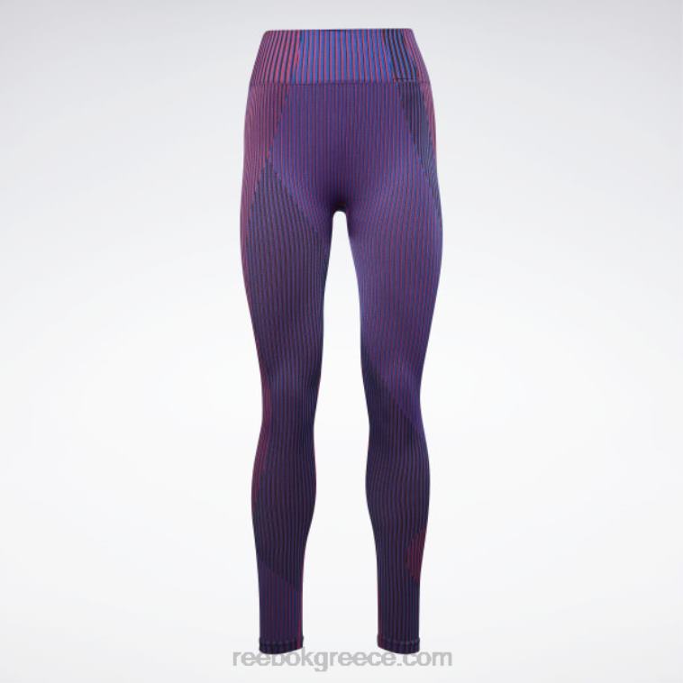 γυναίκες διάνυσμα μπλε ενωμένο με fitness myoknit κολάν χωρίς ραφή Reebok ND8H557
