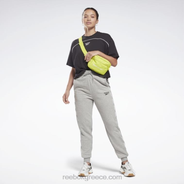 γυναίκες μαύρος μπλουζάκι με σωληνώσεις Reebok ND8H696