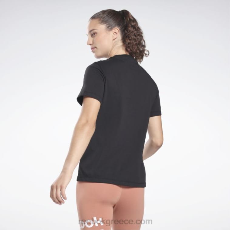 γυναίκες μαύρος μπλουζάκι ταυτότητας Reebok ND8H713
