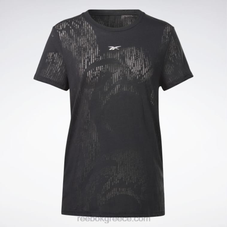 γυναίκες μαύρος μπλουζάκι εξουθένωσης Reebok ND8H855