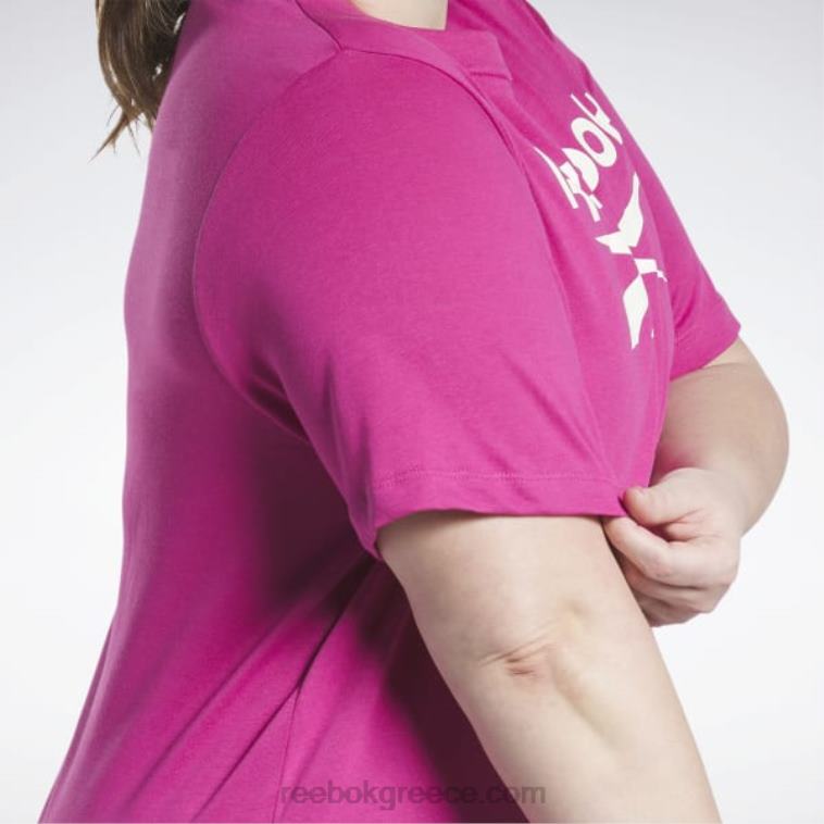 γυναίκες ημι περήφανο ροζ T-shirt ταυτότητας (συν μέγεθος) Reebok ND8H624