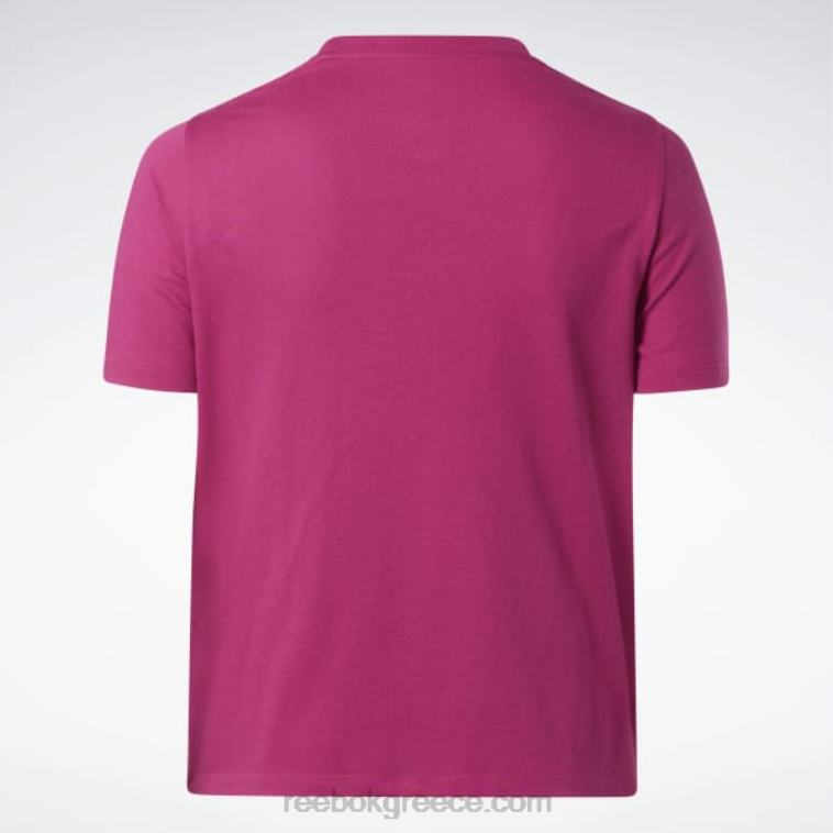 γυναίκες ημι περήφανο ροζ T-shirt ταυτότητας (συν μέγεθος) Reebok ND8H624