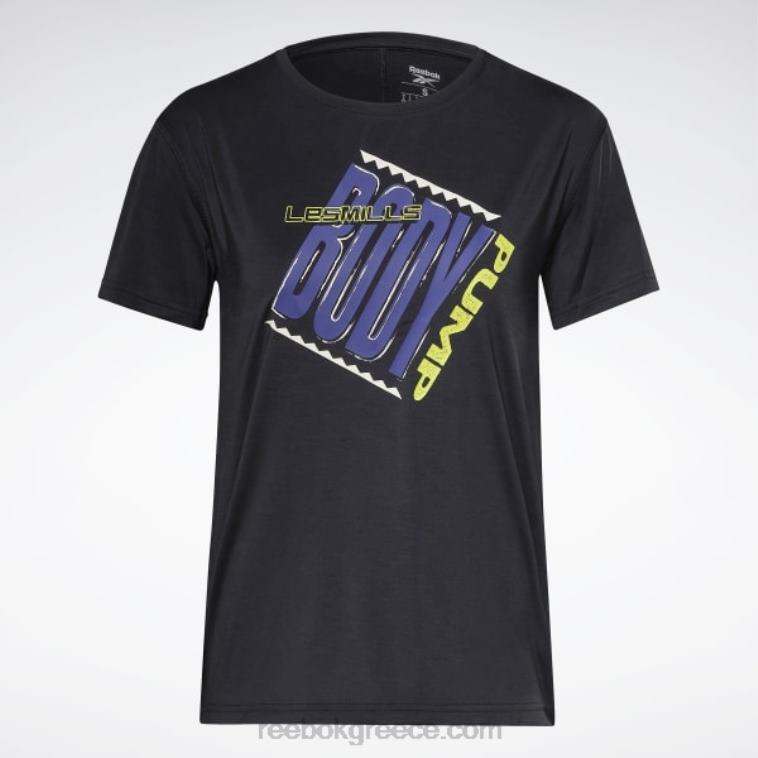 γυναίκες μαύρος les mills bodypump activchill αθλητικό μπλουζάκι Reebok ND8H766