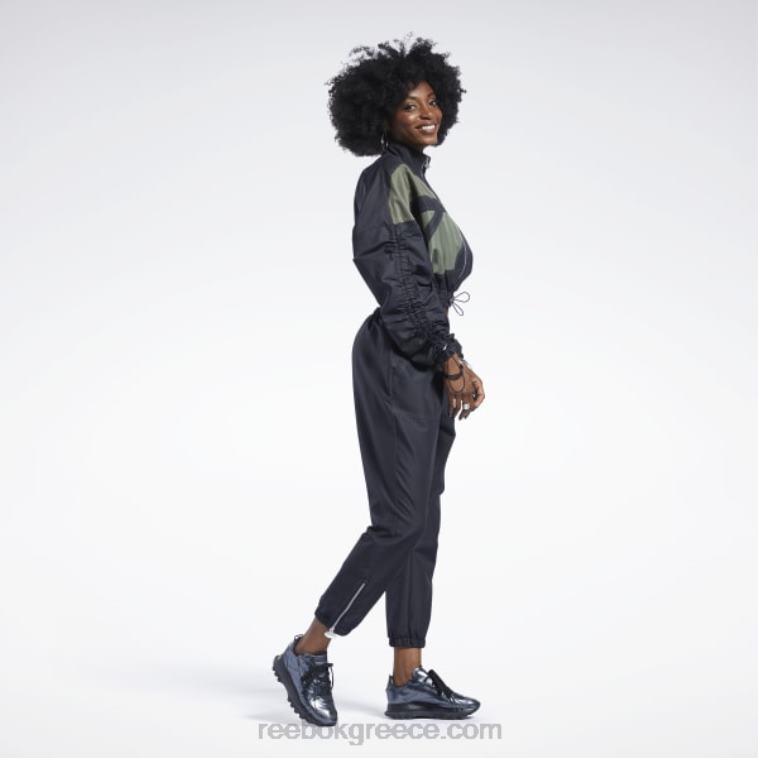 γυναίκες μαύρος υφαντό σατέν σακάκι cardi b Reebok ND8H937