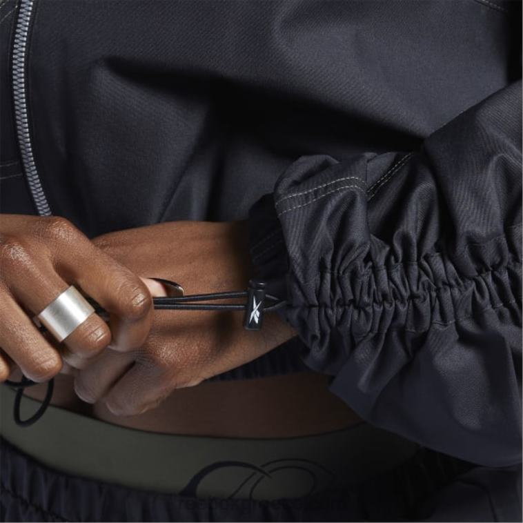 γυναίκες μαύρος υφαντό σατέν σακάκι cardi b Reebok ND8H937