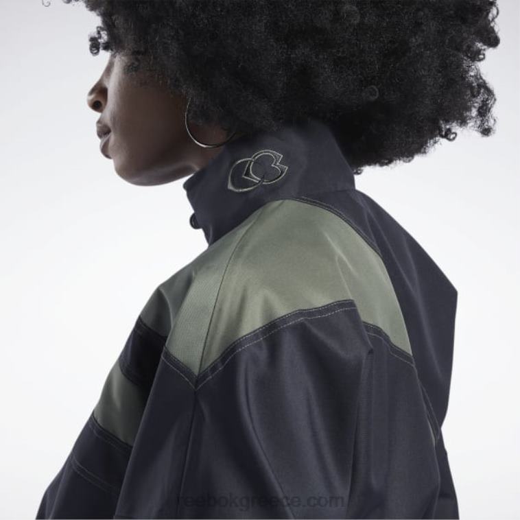 γυναίκες μαύρος υφαντό σατέν σακάκι cardi b Reebok ND8H937