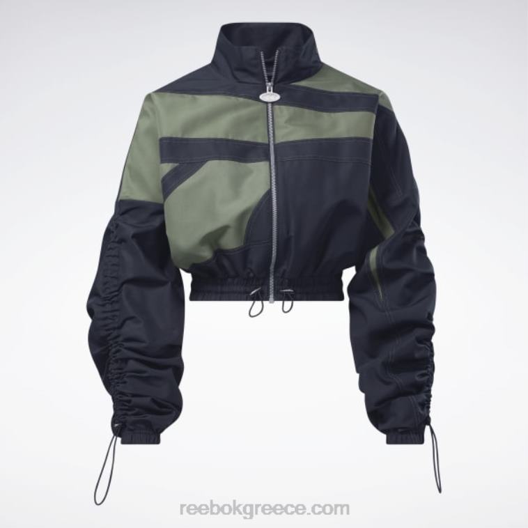 γυναίκες μαύρος υφαντό σατέν σακάκι cardi b Reebok ND8H937