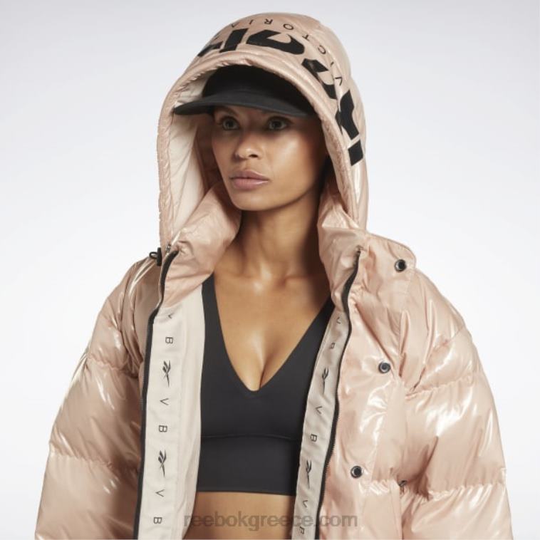 γυναίκες μαλακό εκρού puffer jacket victoria beckham Reebok ND8H845