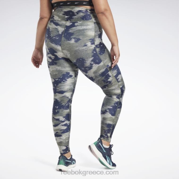 γυναίκες κυνηγός πράσινος Καλσόν camo print έτοιμο για προπόνηση (συν μέγεθος) Reebok ND8H561