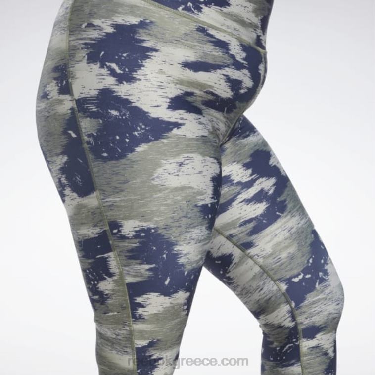 γυναίκες κυνηγός πράσινος Καλσόν camo print έτοιμο για προπόνηση (συν μέγεθος) Reebok ND8H561