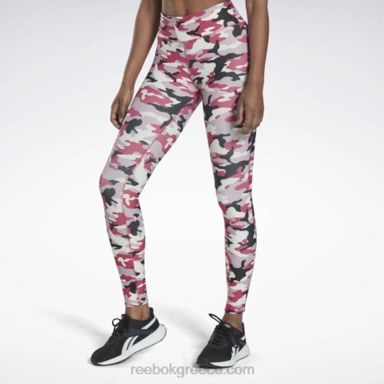 γυναίκες ημι περήφανο ροζ κολάν με έντονο camo print lux Reebok ND8H547