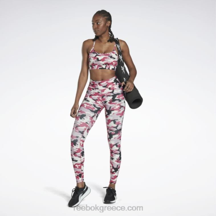 γυναίκες ημι περήφανο ροζ κολάν με έντονο camo print lux Reebok ND8H547