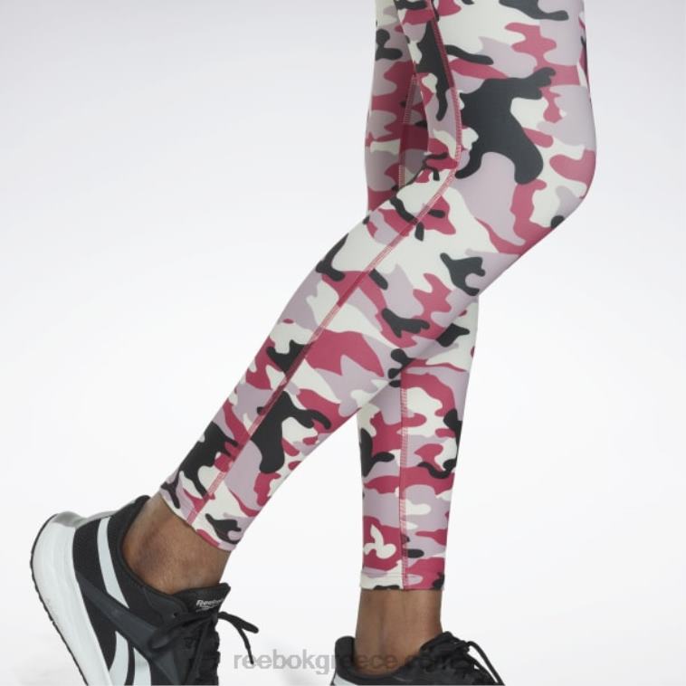 γυναίκες ημι περήφανο ροζ κολάν με έντονο camo print lux Reebok ND8H547