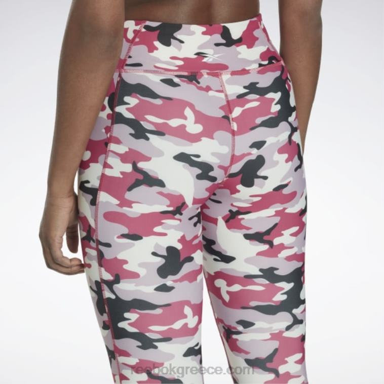 γυναίκες ημι περήφανο ροζ κολάν με έντονο camo print lux Reebok ND8H547