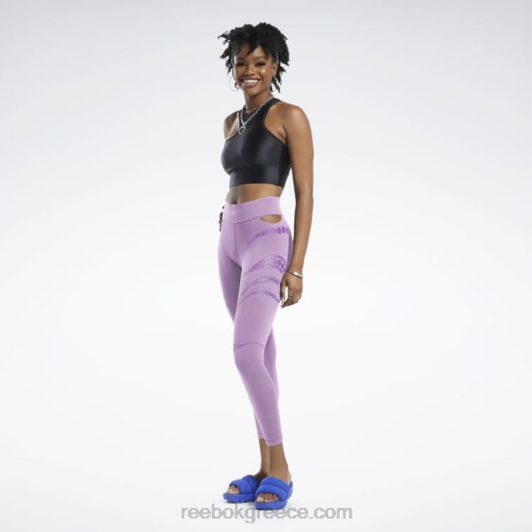 γυναίκες σαστισμένος μωβ κολάν cardi b Reebok ND8H338