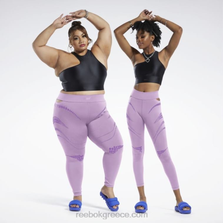 γυναίκες σαστισμένος μωβ κολάν cardi b Reebok ND8H338