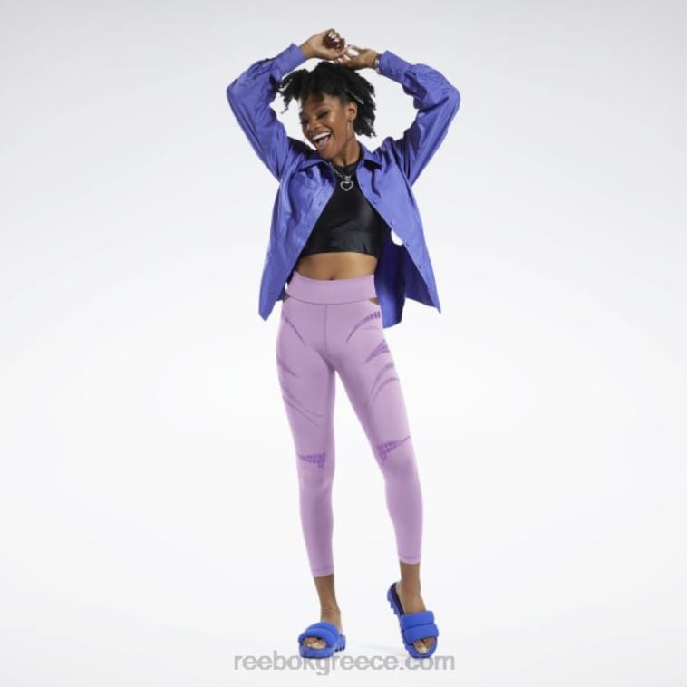 γυναίκες σαστισμένος μωβ κολάν cardi b Reebok ND8H338