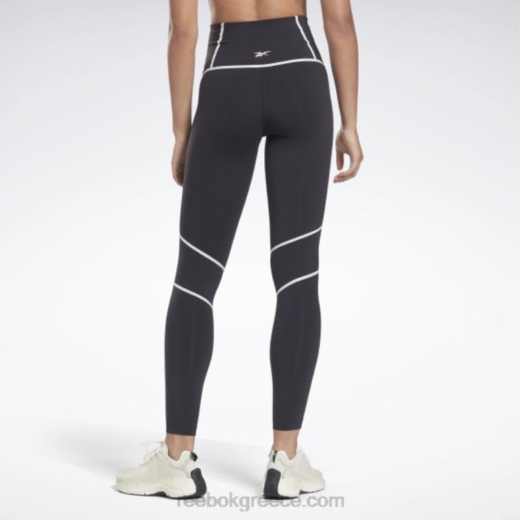 γυναίκες μαύρος lux ψηλόμεσο κολάν colorblock Reebok ND8H230