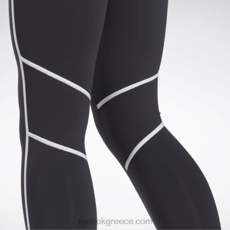 γυναίκες μαύρος lux ψηλόμεσο κολάν colorblock Reebok ND8H230