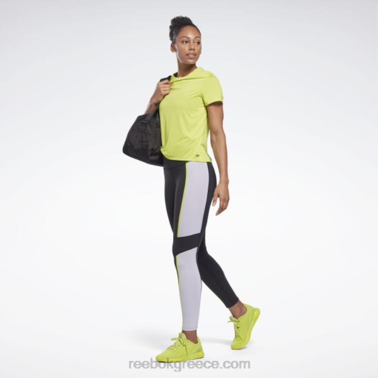 γυναίκες μαύρος lux ψηλόμεσο κολάν colorblock Reebok ND8H353