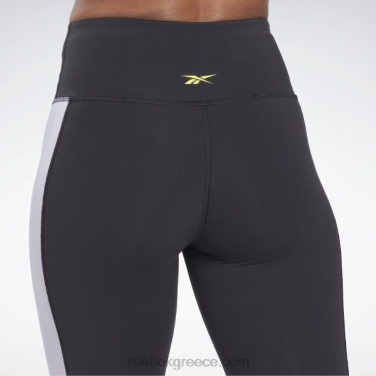 γυναίκες μαύρος lux ψηλόμεσο κολάν colorblock Reebok ND8H353