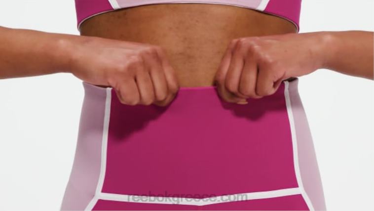 γυναίκες ημι περήφανο ροζ lux ψηλόμεσο κολάν colorblock Reebok ND8H385