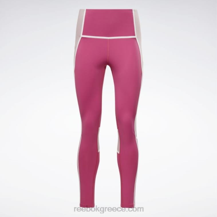 γυναίκες ημι περήφανο ροζ lux ψηλόμεσο κολάν colorblock Reebok ND8H385