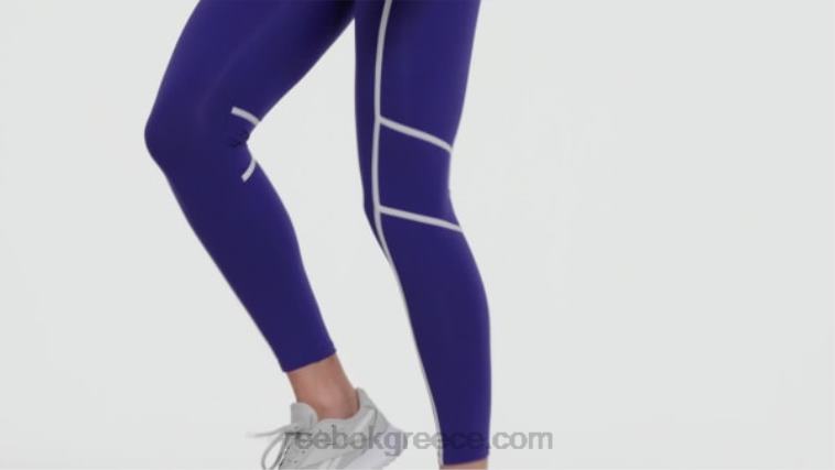 γυναίκες τολμηρό μωβ lux ψηλόμεσο κολάν colorblock Reebok ND8H430