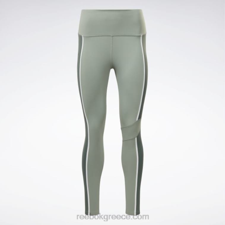 γυναίκες αρμονία πράσινο lux ψηλόμεσο κολάν colorblock Reebok ND8H525