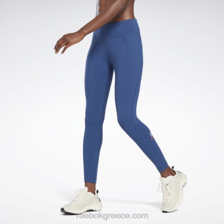 γυναίκες μπλε μπατίκ κολάν lux les mills Reebok ND8H493