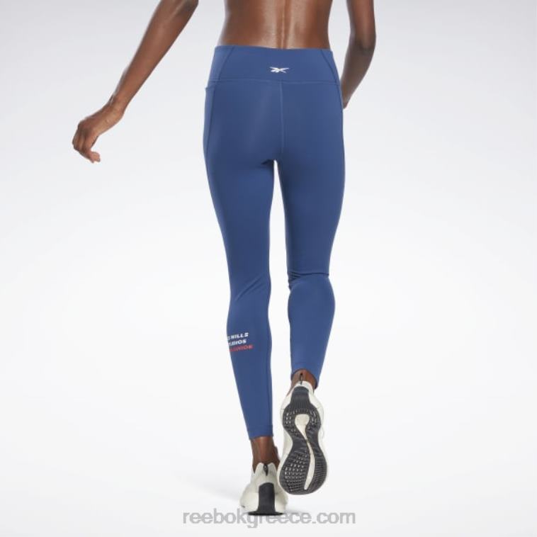γυναίκες μπλε μπατίκ κολάν lux les mills Reebok ND8H493