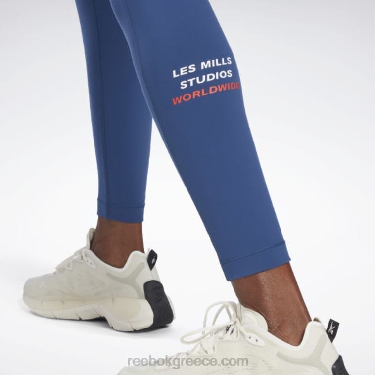 γυναίκες μπλε μπατίκ κολάν lux les mills Reebok ND8H493