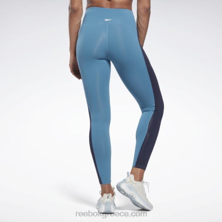γυναίκες ατσάλι μπλε s23-r lux ψηλόμεσο κολάν colorblock Reebok ND8H522