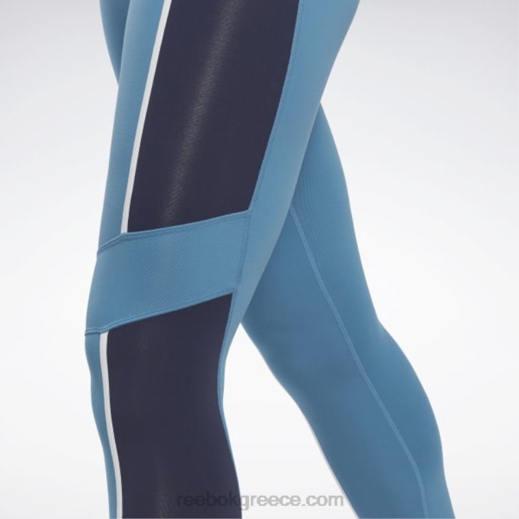 γυναίκες ατσάλι μπλε s23-r lux ψηλόμεσο κολάν colorblock Reebok ND8H522