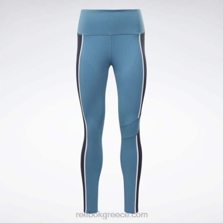 γυναίκες ατσάλι μπλε s23-r lux ψηλόμεσο κολάν colorblock Reebok ND8H522