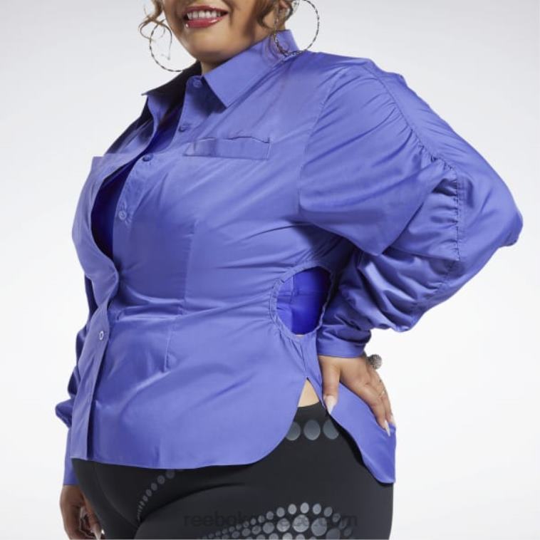 γυναίκες μωβ ατμόσφαιρα Cardi b top (συν μέγεθος) Reebok ND8H361