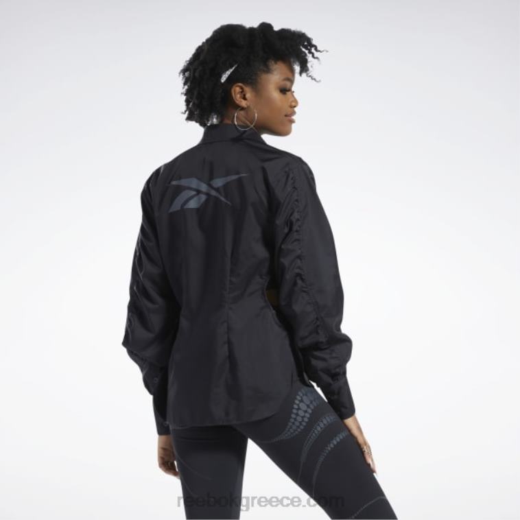 γυναίκες μαύρος cardi b top Reebok ND8H342