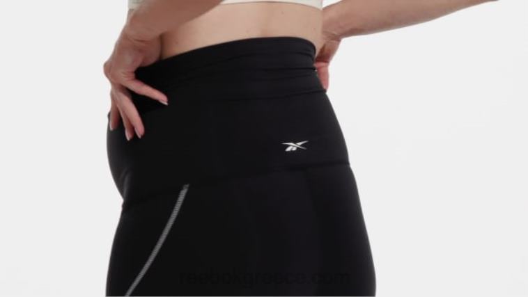γυναίκες μαύρος κολάν εγκυμοσύνης Reebok ND8H821
