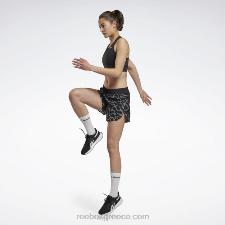 γυναίκες μαύρος τρέξιμο εμπριμέ σορτς Reebok ND8H948