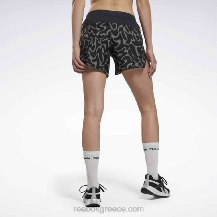 γυναίκες μαύρος τρέξιμο εμπριμέ σορτς Reebok ND8H948