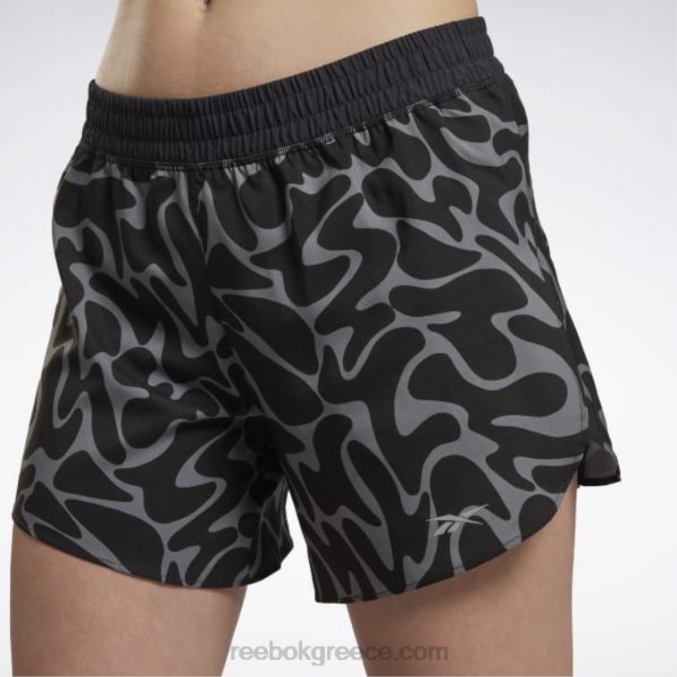 γυναίκες μαύρος τρέξιμο εμπριμέ σορτς Reebok ND8H948