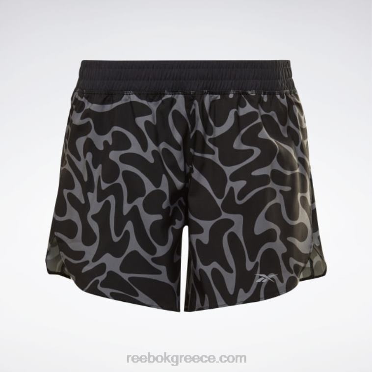 γυναίκες μαύρος τρέξιμο εμπριμέ σορτς Reebok ND8H948