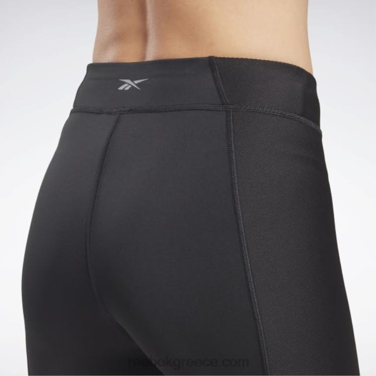 γυναίκες μαύρος rib σορτς απόδοσης γιόγκα Reebok ND8H744
